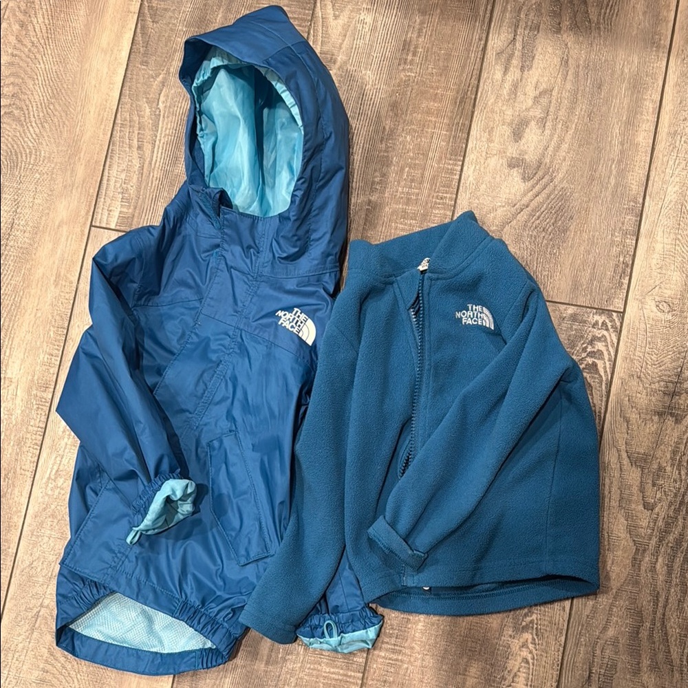 The North Face Blue Jacket Set
